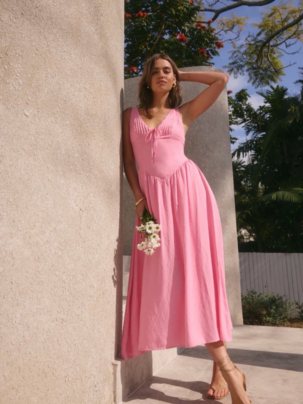 Sunday Brunch Maxi Dress Pink